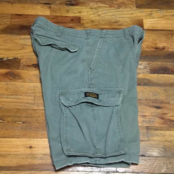 Polo Jeans Company Men’s Cargo  Green Shorts 38 - Picture 6 of 10